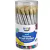 Artful Goods® Stubby Brush Bucket, Round Brushes