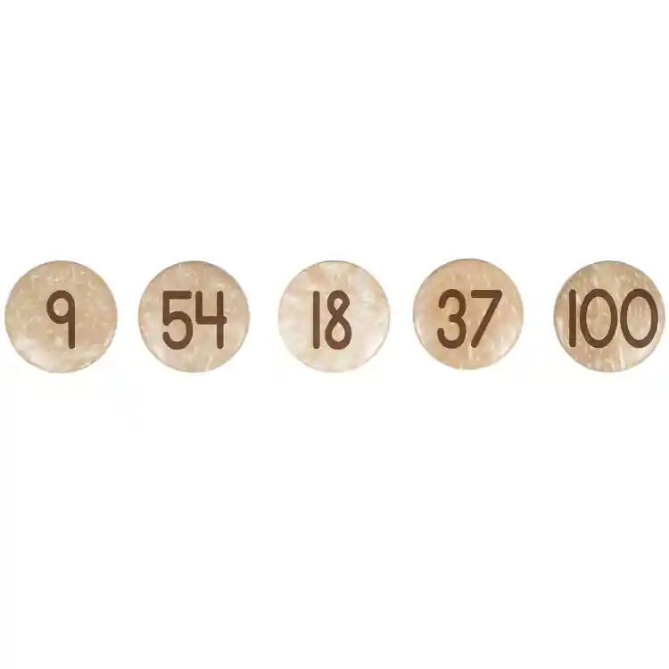 Coconut Numbers 1-100