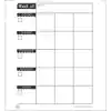 Black and White Lesson Plan Book
