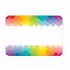Painted Palette Rainbow Scallops Labels/Name Tags