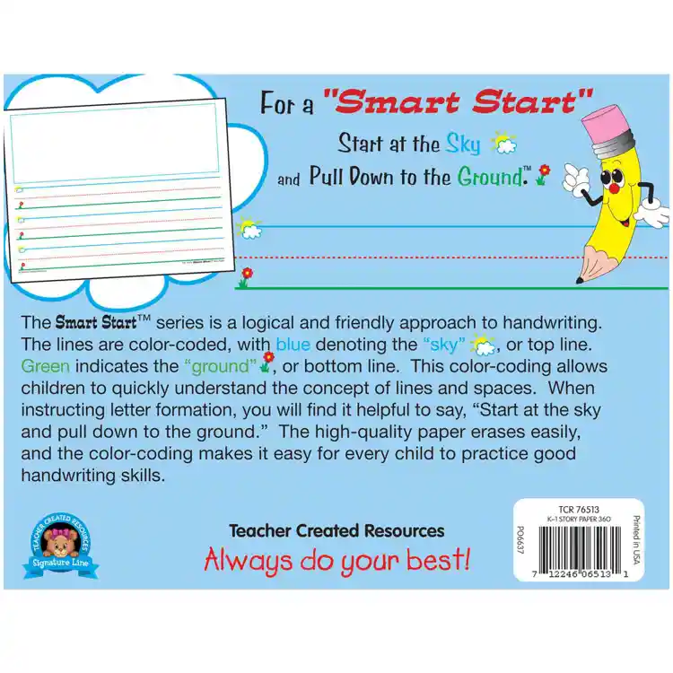 Smart Start K-1 Story Paper