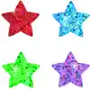 Colorful Sparkle Stars Stickers