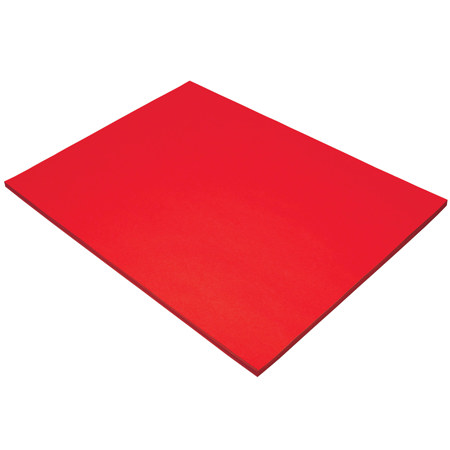 "Tru-Ray® Construction Paper, 18"" x 24"", Festive Red"