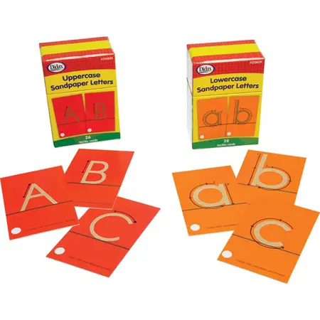Tactile Alphabet Sandpaper Letters Complete Set