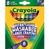 Crayola® Large Washable Crayons, 8 Ct
