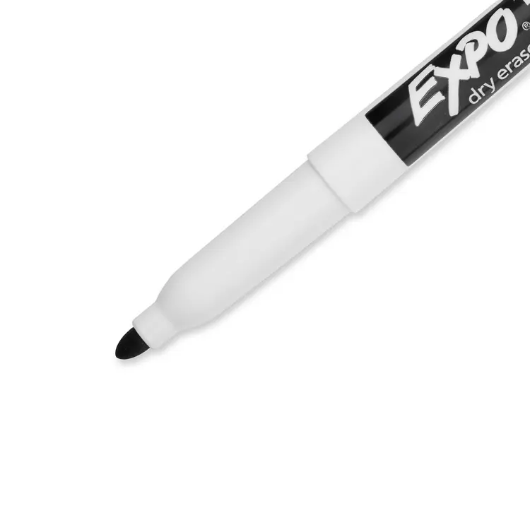 Expo® Dry-Erase Fine Tip Markers, Black
