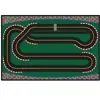 KID$ Value Classroom Rugs™, Super Speedway Racetrack, Rectangle 4' x 6'