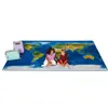 Learn Our Earth Map Rug