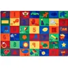 Sequential Seating Literacy Classroom Rug, Rectangle 8'4" x 13'4"
