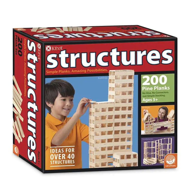 Keva Structures, 200 Plank Set