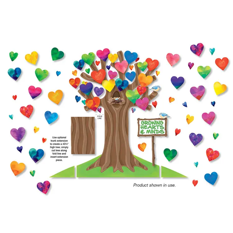 Growing Hearts & Minds Tree Bulletin Board Set