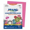 Prang® Sunworks® Construction Paper, 9" x 12", Hot Pink