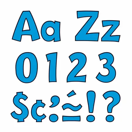 "Ready Letters® Combo Pack, 4"" Playful Blue"