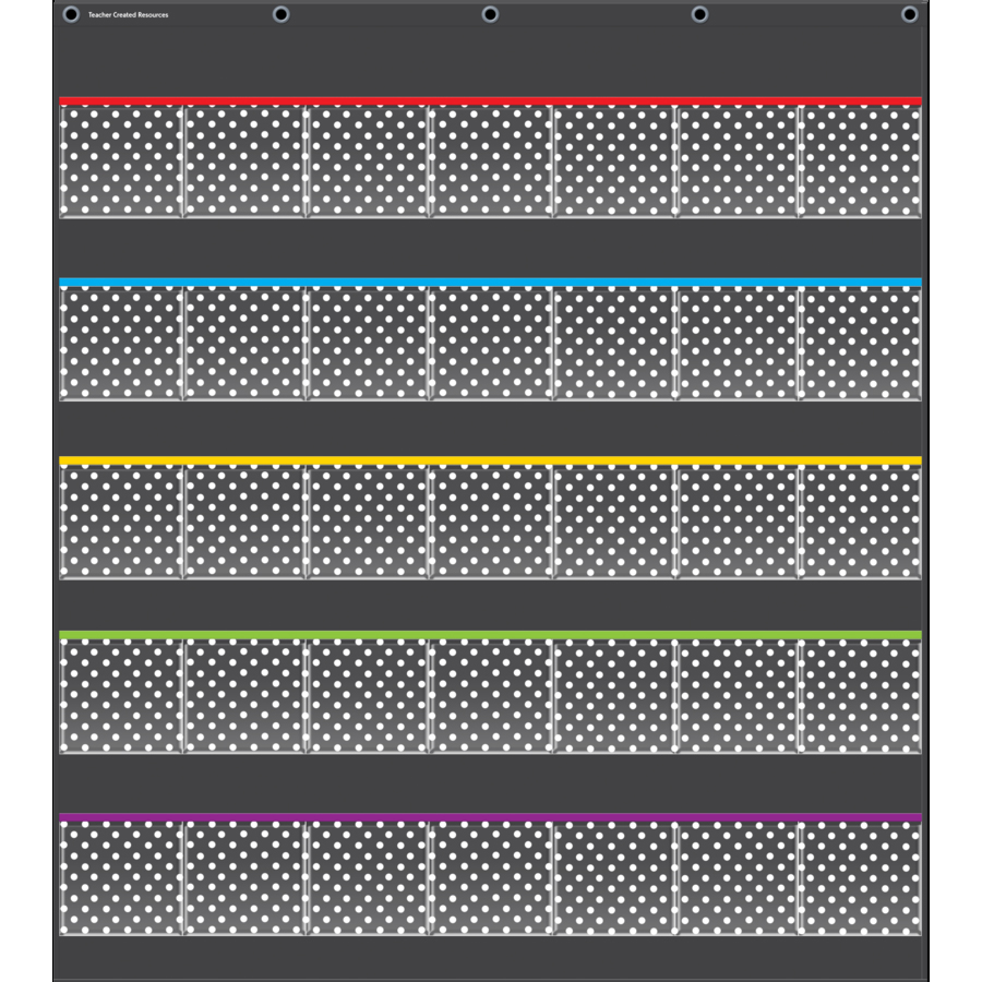 Calculator Storage Pocket Chart