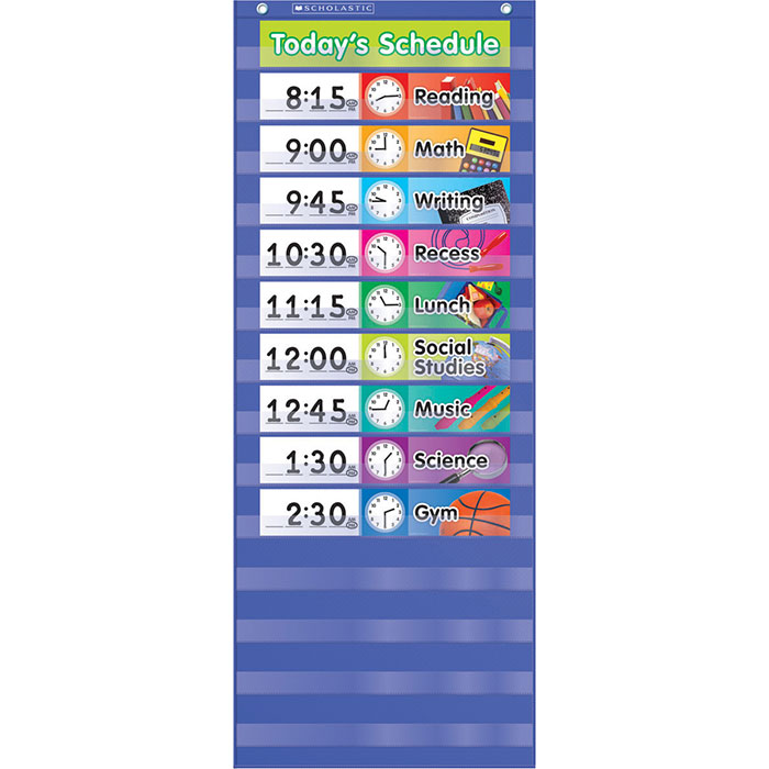 Schedule Pocket Chart