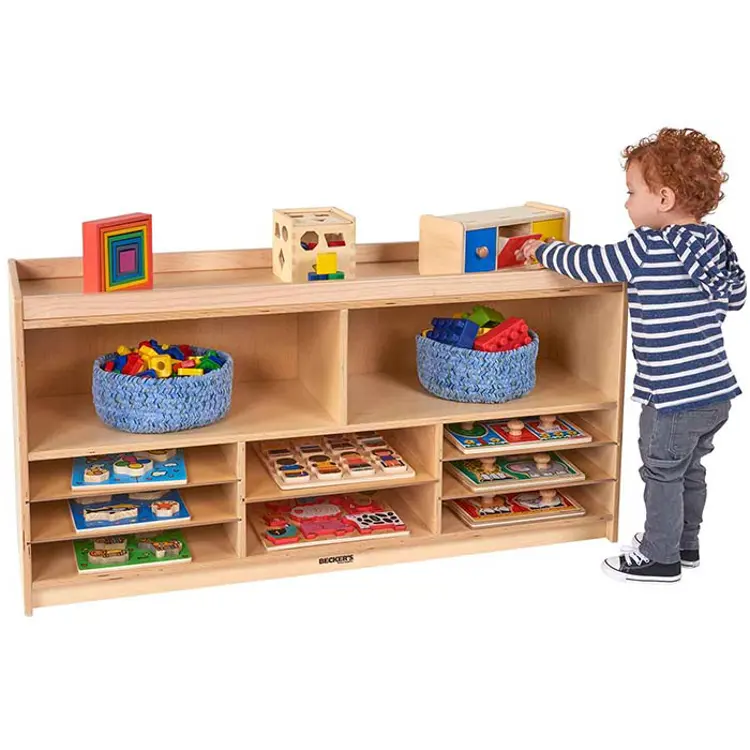 Becker's Toddler Puzzle & Play Shelf