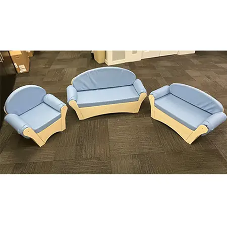 Replacement cushions for Preschool Easy Sofa, Sky Blue