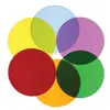 Color Wheel Acrylic Circle Disks