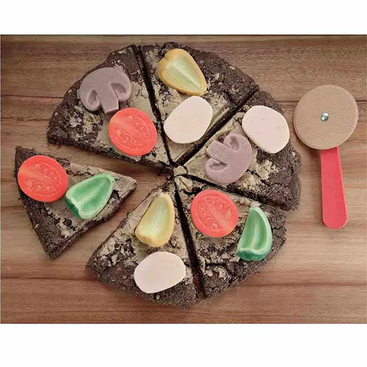 Make Your Own: Pizza & Kebabs Sensory Play Stones Set