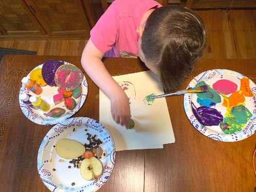 Painting with Produce Activity