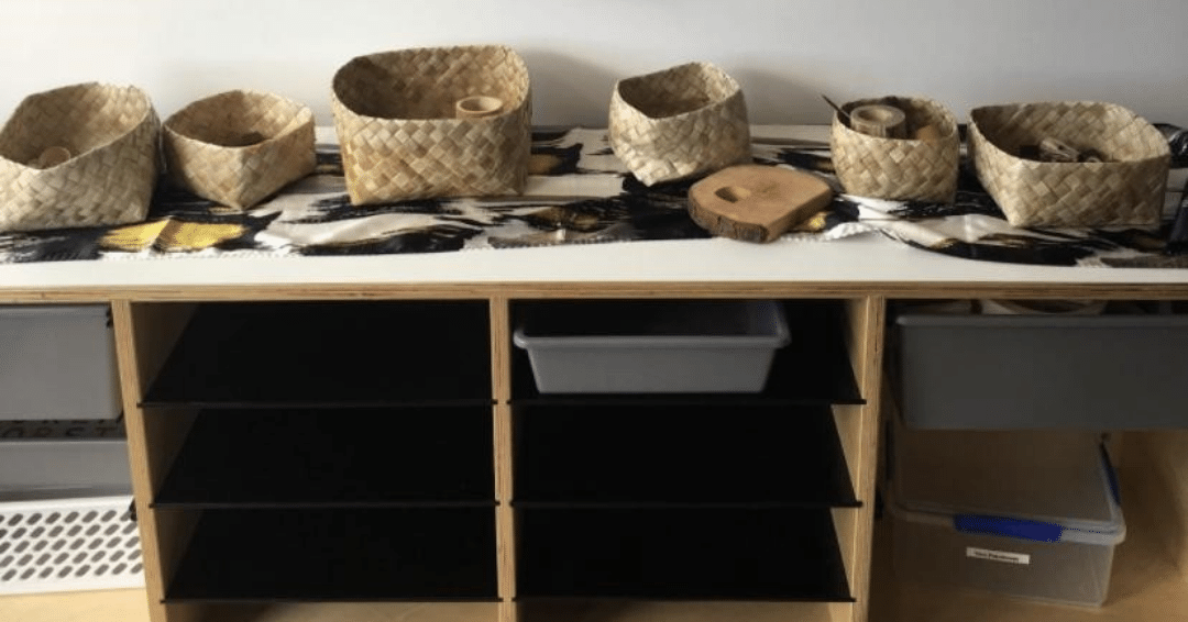 biophilia in early childhood classroom natural baskets