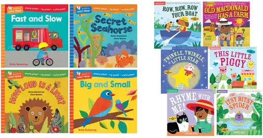 Indestructibles Book Set  of classic nursery rhymes​ for babies and toddlers