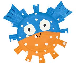 Puffer Fish Craft with Artful Goods Washable Paint