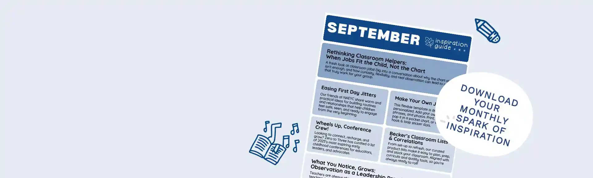 Becker's September 2025 Teacher Inspiration Guide