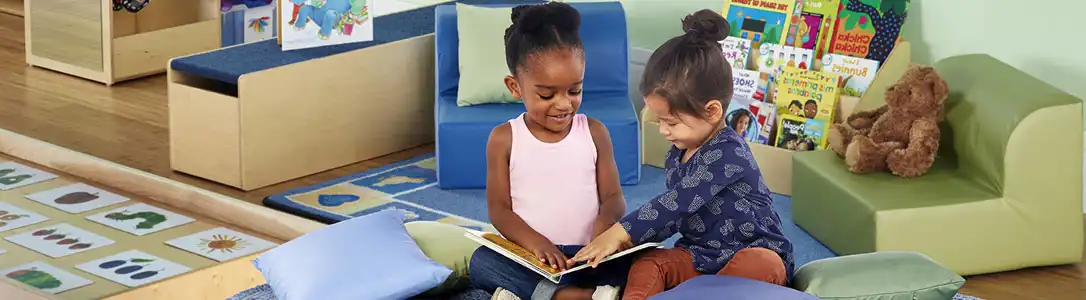 Children and teachers actively engaged in a classroom