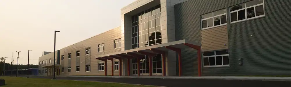 Exterior of the Lindenwold School District Early Learning Center building
