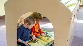 Consider a privacy cube for an early childhood classroom mindfulness Zen Den!