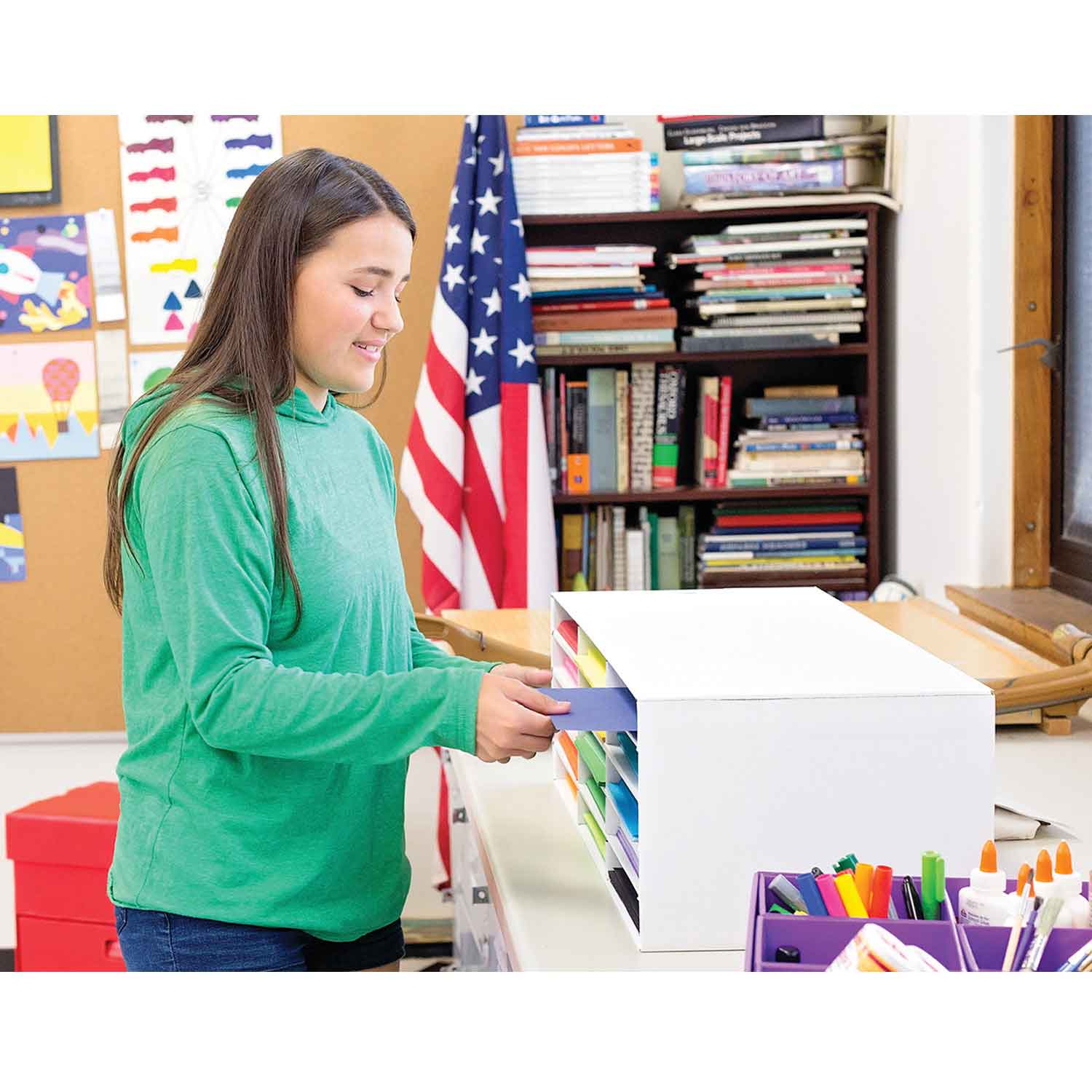 Classroom Keeper Construction Paper Storage