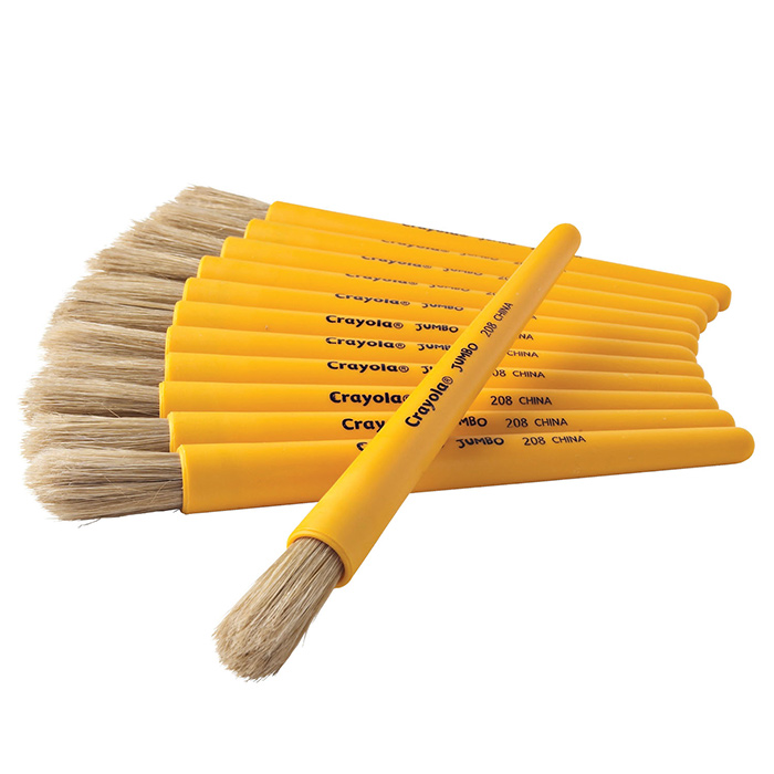 Crayola® Jumbo Paint Brushes, Set of 12