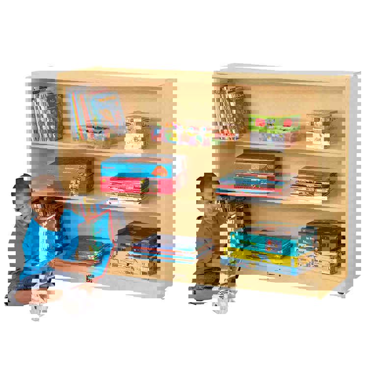Mobile Adjustable Bookcase