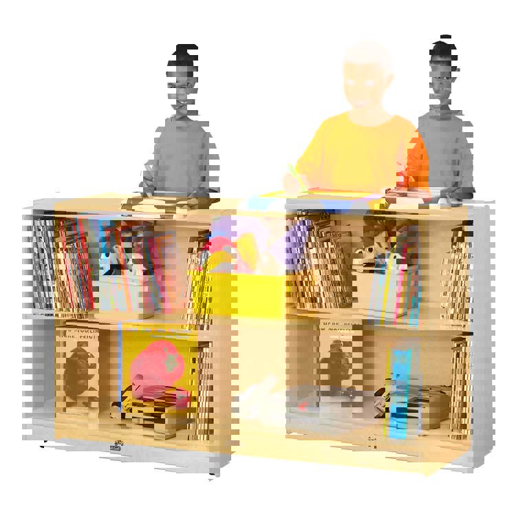 Adjustable Mobile Straight Shelf