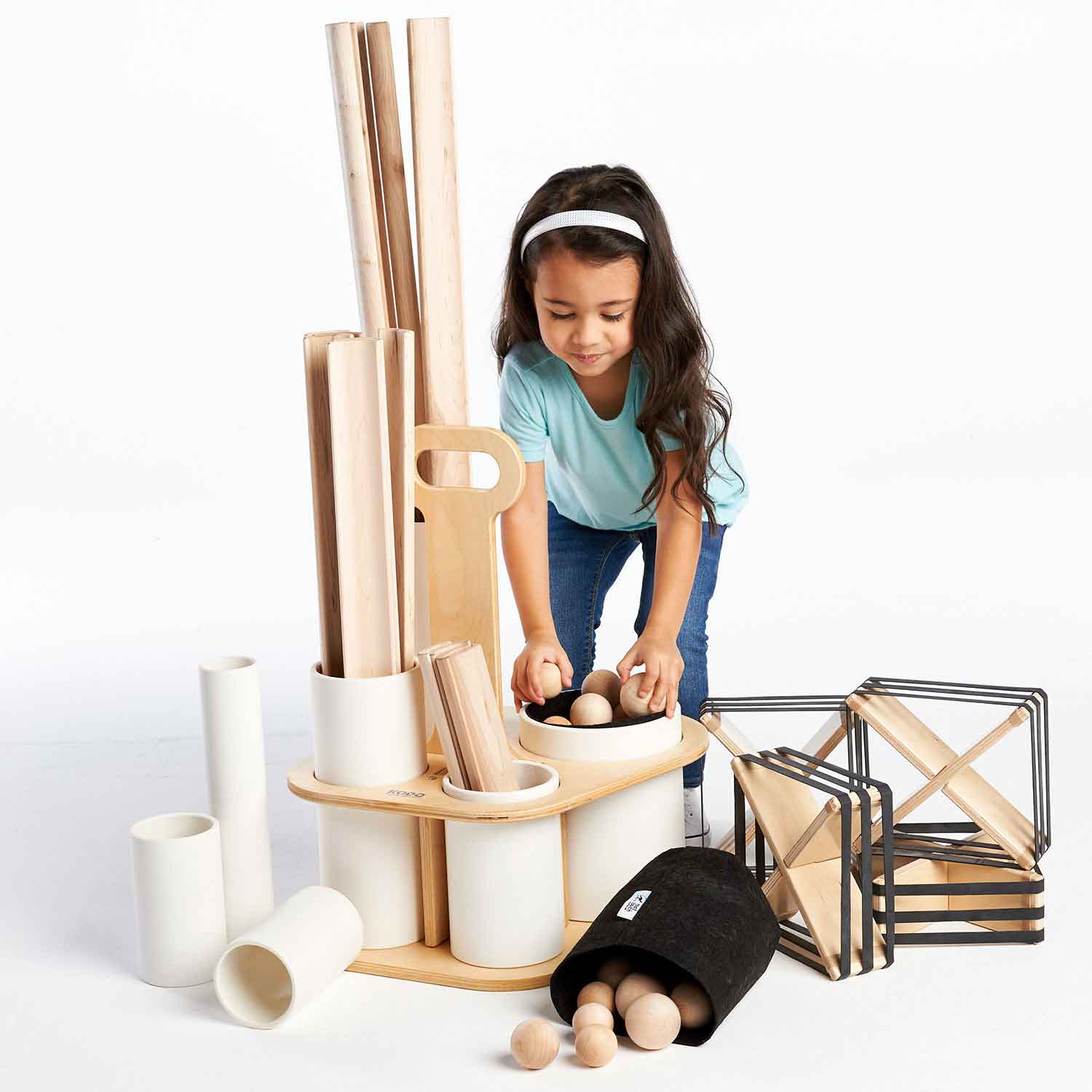Discovery Ramp Set KODO Kids Discovery Ramps Deluxe Set with Caddy | Becker's
