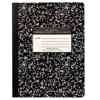 Black Stiff Cover Composition Book, Sewn-Dozen