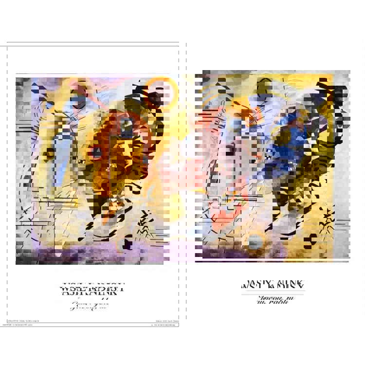 Yellow, Red and Blue Art Print
