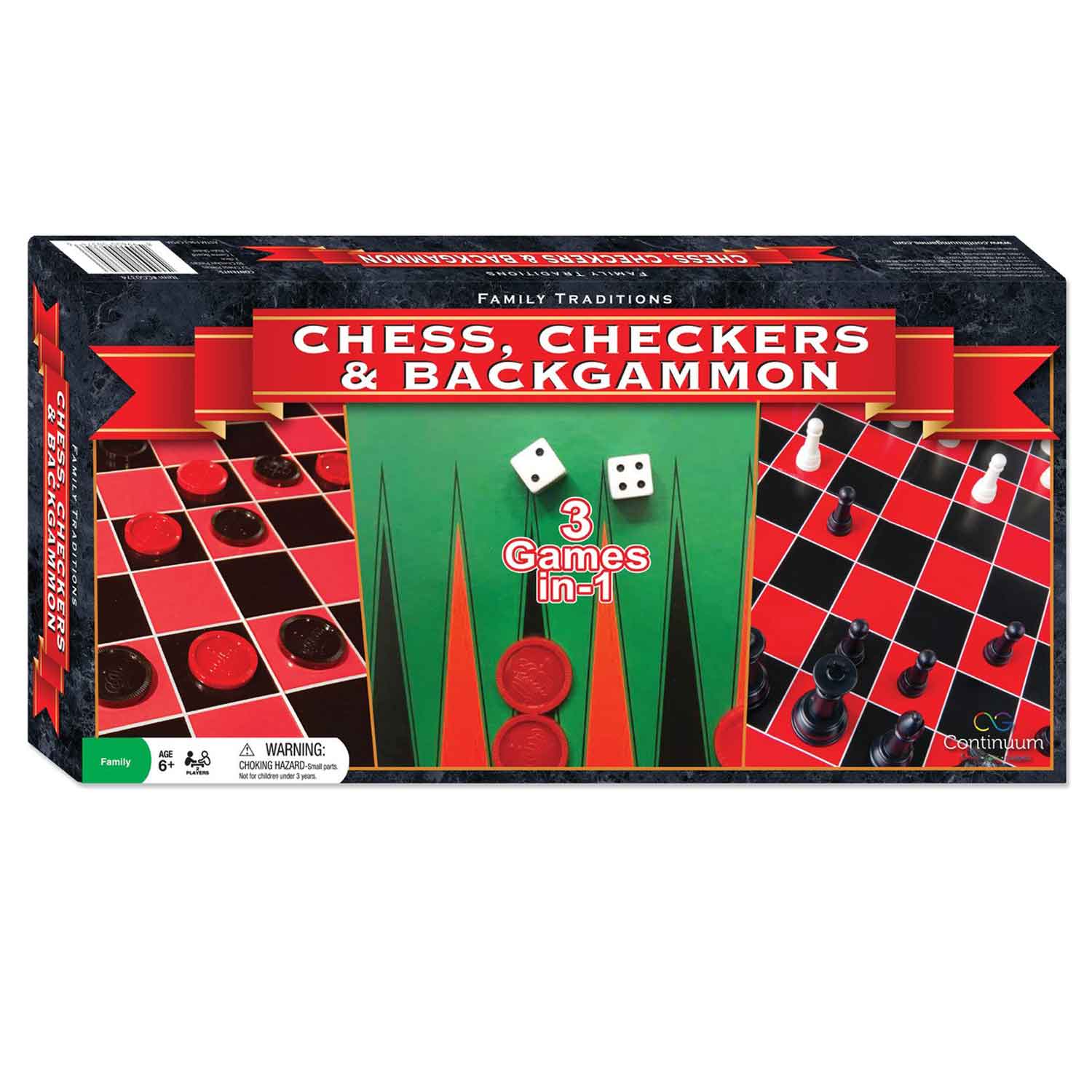 Chess Checkers Backgammon Game Set | Becker's