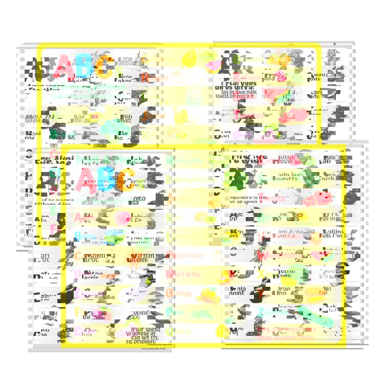 Fruit & Veggie Placemats