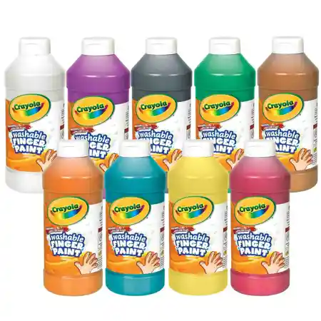 Crayola® Washable Finger Paints Set