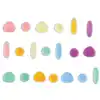Junior Rainbow Pebbles, Clear Colors