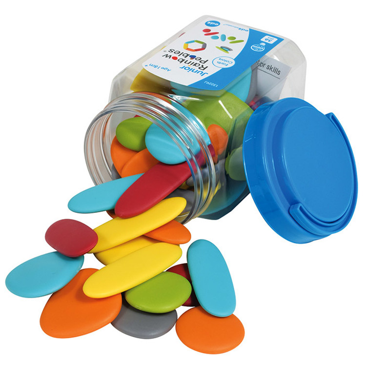 Junior Rainbow Pebbles, Cool Colors