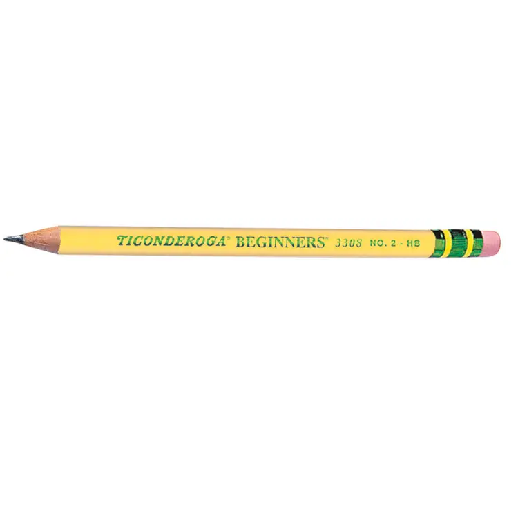 Ticonderoga® Beginners® Pencils, With Eraser