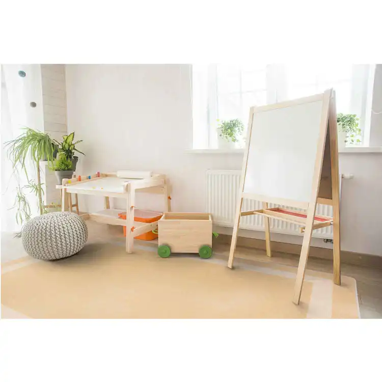 Portrait Classroom Rugs, Sandstone, Rectangle 3'10" x 5'4"