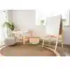 Portrait Classroom Rugs, Mocha, Oval 3'10" x 5'4"