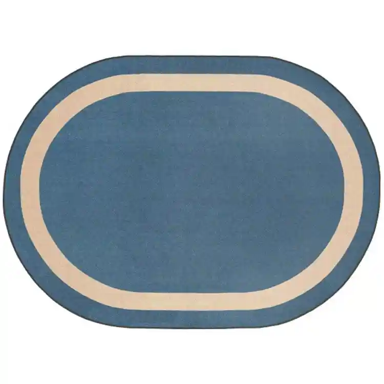 Portrait Classroom Rugs, Seaside, Oval 3'10" x 5'4"
