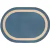 Portrait Classroom Rugs, Seaside, Oval 3'10" x 5'4"