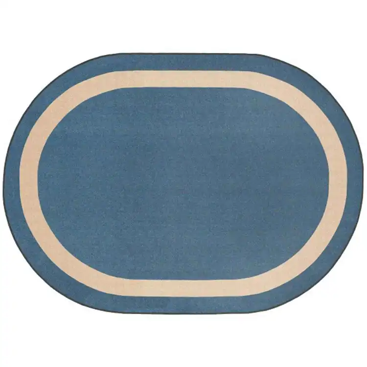 Portrait Classroom Rugs, Seaside, Oval 3'10" x 5'4"