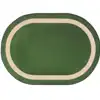 Portrait Classroom Rugs, Green, Oval 5'4" x 7'8"